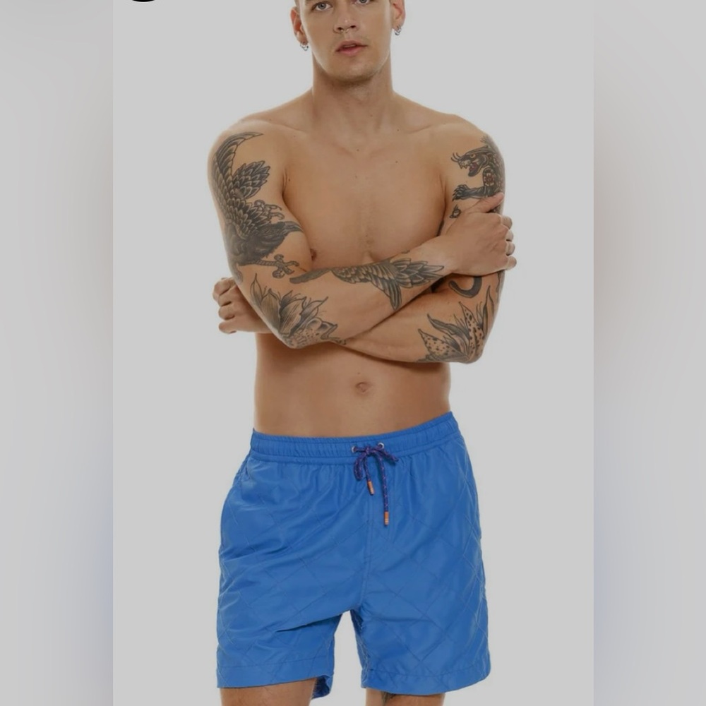 Agua Bendita Boys/Mens Blue Bathing Suit